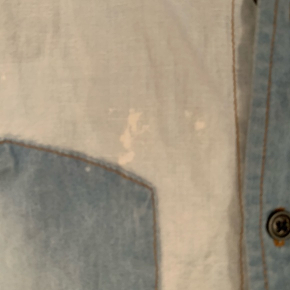 Isabel Marant Étoile denim shirt w plaid detail - Picture 3 of 4